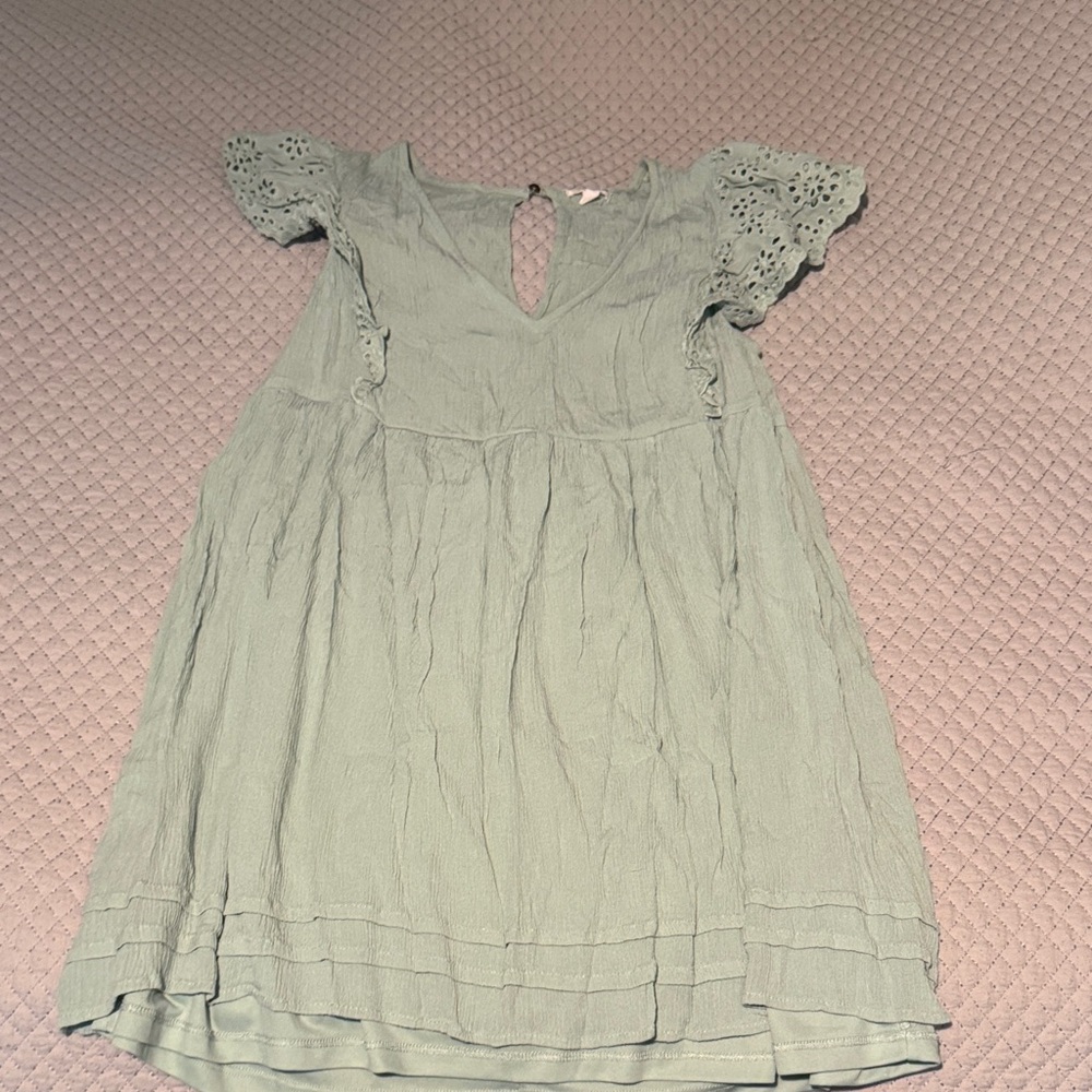 Women’s sage mini dress